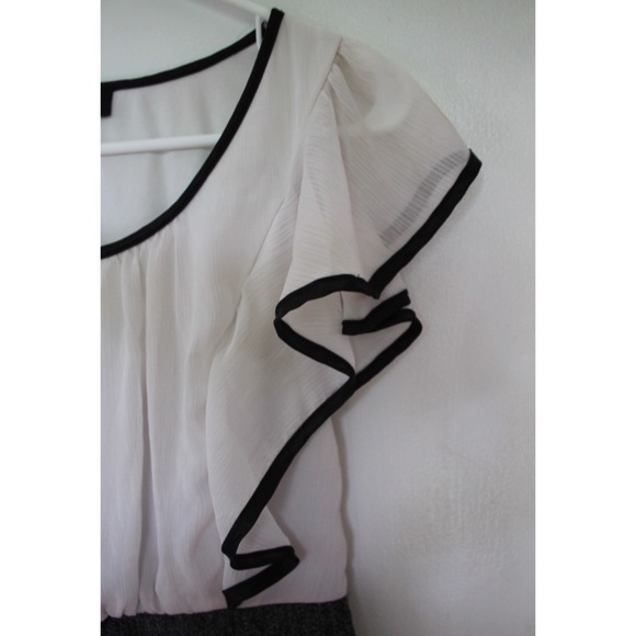 Work & formal dress | color block | ruffle - Picture 3 of 6